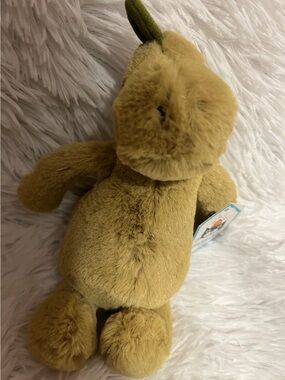 Jellycat Olive Green Plush Bunny Stuffed Animal New